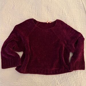 Women's Purple Velvet soft Sweater